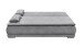 Schlafsofa >LUIGI LUX 3DL< Liegefläche 160x200cm, Bezug dark grey - 211x93x103 (BxHxT)
