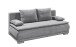 Schlafsofa >LUIGI LUX 3DL< Liegefläche 160x200cm, Bezug dark grey - 211x93x103 (BxHxT)