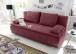 Schlafsofa >LUIGI LUX 3DL< Liegefläche 160x200cm, Bezug berry - 211x93x103 (BxHxT)