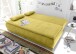 Schlafsofa >LUIGI LUX 3DL< Liegefläche 160x200cm, Bezug senf - 211x93x103 (BxHxT)