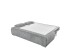 Schlafsofa >JANA 3DL< Liegefläche 208x160cm, schlamm - 208x102x95 (BxHxT)