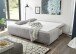 Schlafsofa >JANA 3DL< Liegefläche 208x160cm, schlamm - 208x102x95 (BxHxT)