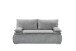 Schlafsofa >JANA 3DL< Liegefläche 208x160cm, schlamm - 208x102x95 (BxHxT)
