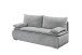 Schlafsofa >JANA 3DL< Liegefläche 208x160cm, schlamm - 208x102x95 (BxHxT)