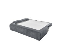 Schlafsofa >JANA 3DL< Liegefläche 208x160cm, anthrazit - 208x102x95 (BxHxT)