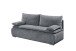 Schlafsofa >JANA 3DL< Liegefläche 208x160cm, anthrazit - 208x102x95 (BxHxT)