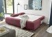 Schlafsofa >JANA 3DL< Liegefläche 208x160cm, berry - 208x102x95 (BxHxT)