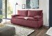 Schlafsofa >JANA 3DL< Liegefläche 208x160cm, berry - 208x102x95 (BxHxT)