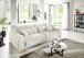 Big-Sofa >Phebe< 7 Kissen, Daune, Bezug creme - 286x90x141cm (BxHxT)