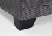 Big-Sofa >Phebe< 7 Kissen, Daune, Bezug dunkelgrau - 286x90x141cm (BxHxT)
