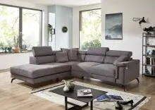 Wohnlandschaft >Silvie< Stauraum, elektr....