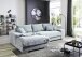 Wohnlandschaft >Siward< Daune, 6 Kissen, Bezug in Cord mint - 285x90x176cm (BxHxT)