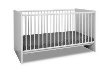 Babybett >Image< 3-fach höhenverstellbare Liegefläche, Weiß - 143,5x83x78cm (BxHxT)