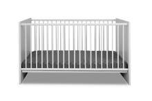 Babybett >Image< 3-fach höhenverstellbare Liegefläche, Weiß - 143,5x83x78cm (BxHxT)