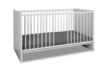 Babybett >Image< 3-fach höhenverstellbare Liegefläche, Weiß - 143,5x83x78cm (BxHxT)