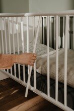 Babybett >Image< 3-fach höhenverstellbare Liegefläche, Weiß - 143,5x83x78cm (BxHxT)
