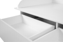 Wickelkommode >Image< 2 Türen, 1 Schublade, Wickelaufsatz, Weiß - 120x102x77cm (BxHxT)
