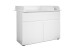 Wickelkommode >Image< 2 Türen, 1 Schublade, Wickelaufsatz, Weiß - 120x102x77cm (BxHxT)