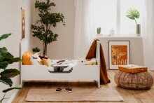 Umbauseiten >Image Landwood< in Weiß - 139x27x2,2cm (BxHxT)