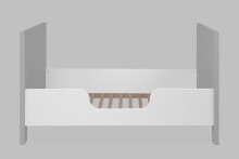 Umbauseiten >Image Landwood< in Weiß - 139x27x2,2cm (BxHxT)