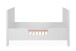 Umbauseiten >Image Landwood< in Weiß - 139x27x2,2cm (BxHxT)