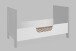 Umbauseiten >Image Landwood< in Weiß - 139x27x2,2cm (BxHxT)