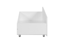Bettschubkasten >Inwood< (2er-Set) mit Rollen, in Weiß - 99,5x28,5x46,5cm (BxHxT)