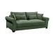 Schlafsofa >ANGELINA LUX.3DL<  Liegefläche 198x165cm, winter moss - 250x95x125 (BxHxT)