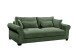 Schlafsofa >ANGELINA LUX.3DL<  Liegefläche 198x165cm, winter moss - 250x95x125 (BxHxT)