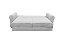 Schlafsofa >ANGELINA LUX.3DL< Liegefläche 198x165cm, dove - 250x95x125 (BxHxT)