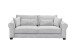 Schlafsofa >ANGELINA LUX.3DL< Liegefläche 198x165cm, dove - 250x95x125 (BxHxT)