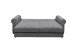 Schlafsofa >ANGELINA LUX.3DL< Liegefläche 198x165cm, ash - 250x95x125 (BxHxT)
