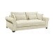 Schlafsofa >ANGELINA LUX.3DL< Liegefläche 198x165cm, cream - 250x95x125 (BxHxT)