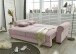 Schlafsofa >ANGELINA LUX.3DL< Liegefläche 198x165cm, flamingo - 250x95x125 (BxHxT)