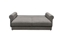 Schlafsofa >ANGELINA LUX.3DL< Liegefläche 198x165cm, mocca - 250x95x125 (BxHxT)