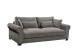 Schlafsofa >ANGELINA LUX.3DL< Liegefläche 198x165cm, mocca - 250x95x125 (BxHxT)