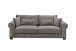 Schlafsofa >ANGELINA LUX.3DL< Liegefläche 198x165cm, mocca - 250x95x125 (BxHxT)