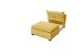 Schlafsofa - Sessel >CHARLIE 1FBK< Liegefläche 100x200cm, Bezug mustard - 103x75x83 (BxHxT)