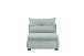 Schlafsofa - Sessel >CHARLIE 1FBK< Liegefläche 100x200cm, Bezug sage - 103x75x83 (BxHxT)