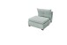 Schlafsofa - Sessel >CHARLIE 1FBK< Liegefläche 100x200cm, Bezug sage - 103x75x83 (BxHxT)