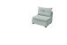 Schlafsofa - Sessel >CHARLIE 1FBK< Liegefläche 100x200cm, Bezug sage - 103x75x83 (BxHxT)