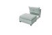 Schlafsofa - Sessel >CHARLIE 1FBK< Liegefläche 100x200cm, Bezug sage - 103x75x83 (BxHxT)