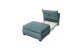 Schlafsofa - Sessel >CHARLIE 1FBK< Liegefläche 100x200cm, azur - 103x75x83 (BxHxT)