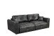 Schlafsofa >DOLAN Lux.3DL< Liegefläche 160x197cm, anthrazit - 245x85x155 (BxHxT)