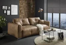 Schlafsofa >DOLAN Lux.3DL< Liegefläche...