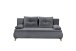 Schlafsofa >MAGNUS LUX.3DL< Liegefläche 158x200cm, anthrazit - 202x94x104 (BxHxT)