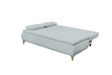 Schlafsofa >MAGNUS LUX.3DL< Liegefläche 158x200cm, in mint - 202x94x104 (BxHxT)