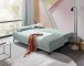 Schlafsofa >SALLY Lux.3DL< Liegefläche 157x202cm, in Cord sage - 211x96x105 (BxHxT)
