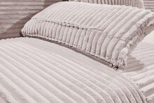 Schlafsofa >SALLY Lux.3DL< Liegefläche 157x202cm, in Cord flamingo - 211x96x105 (BxHxT)