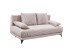 Schlafsofa >SALLY Lux.3DL< Liegefläche 157x202cm, in Cord flamingo - 211x96x105 (BxHxT)